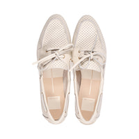 Lakin Ivory Perforated Leather S25