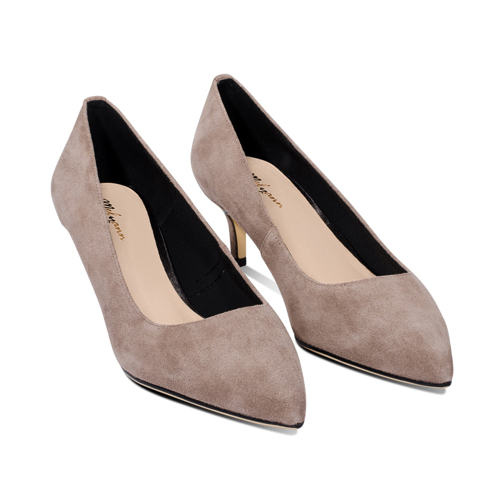 Liz Taupe Suede F25