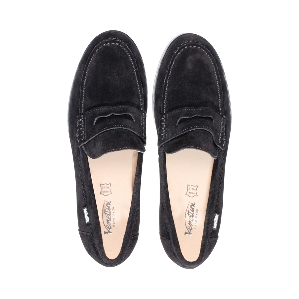 London Black Suede F23