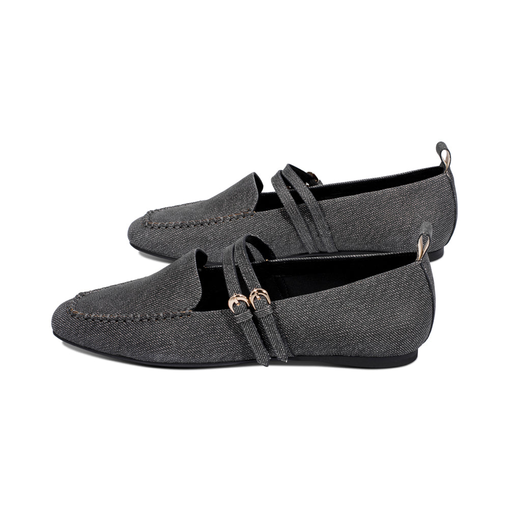 Lovely Black Jean Leather F25