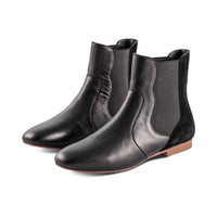 Lowper Black Leather / Black Suede F23