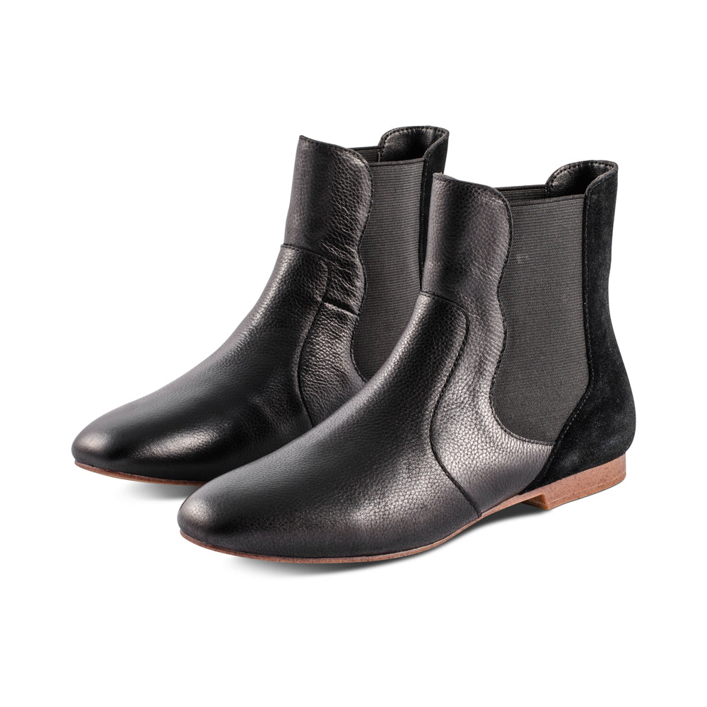 Lowper Black Leather / Black Suede F23