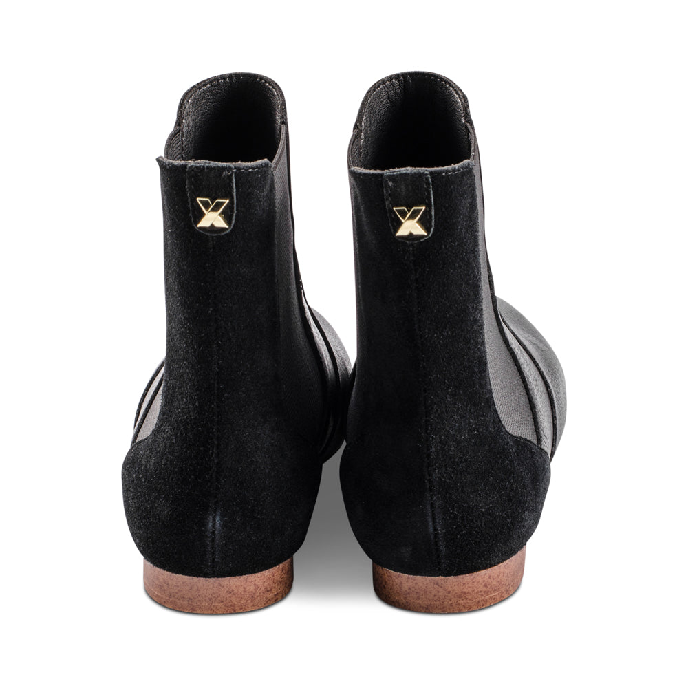 Lowper Black Leather / Black Suede F23