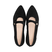 Lucerne Black Embroidered Velvet F25