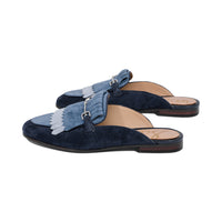 Lyla Midnight Blue Suede F25