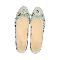 Mandarin Mint Laser Leather S25