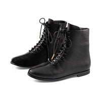 Marigold Black Leather / Black Suede F23