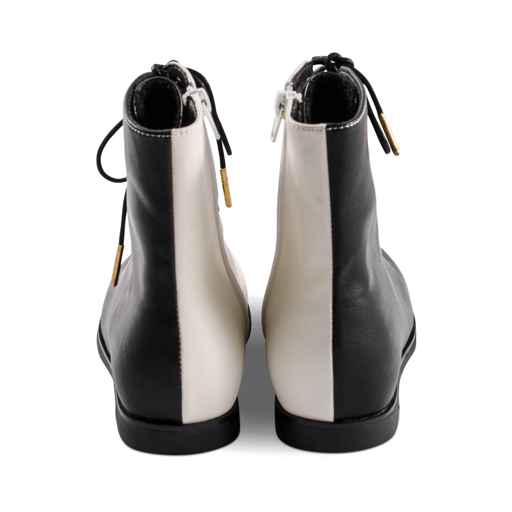 Marigold Black Leather / Ivory Leather F23