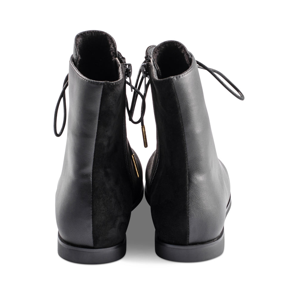 Marigold Black Leather / Black Suede F23