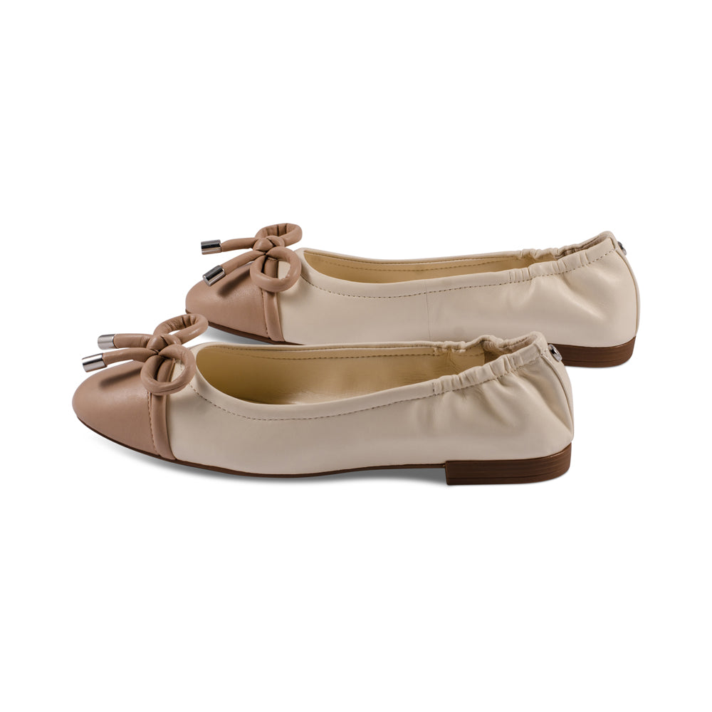 Marisa Toffee / Cream Leather S24