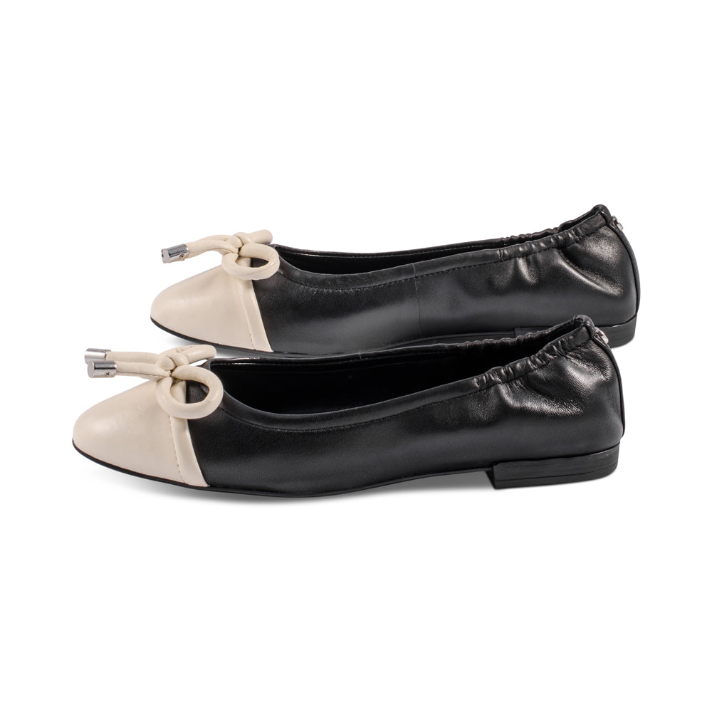 Marisa Black / Cream Leather S24