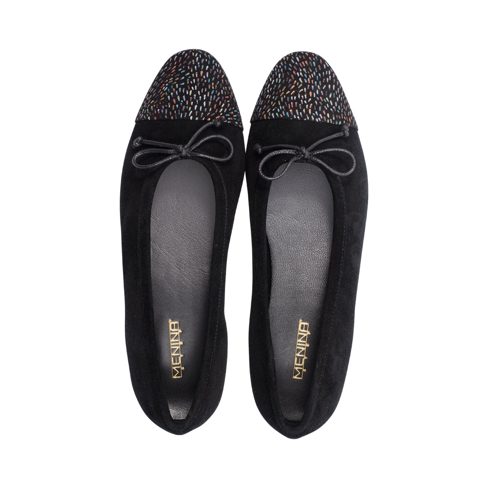 Mc-Cap Black Suede Multi F25