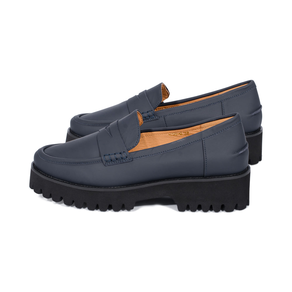 Modena Navy Gum Leather F25