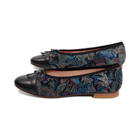 Necca Black Multi Paisley Leather F25