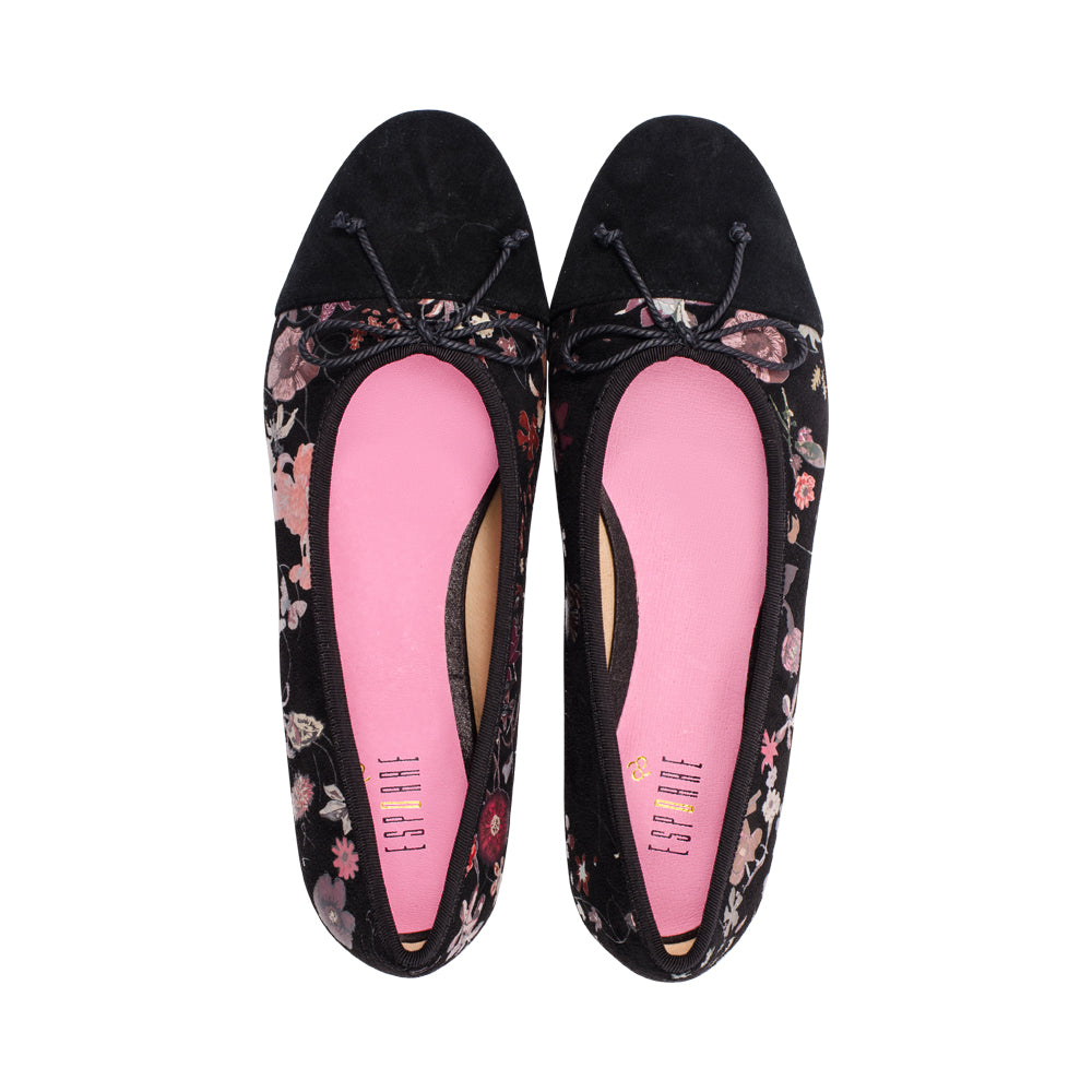 Necca Black Suede Luxury Multi Print F25