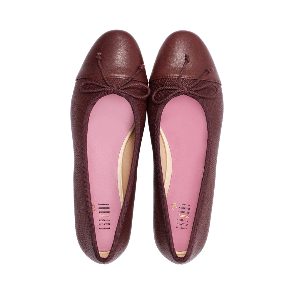 Necca Merlot Leather / Embossed F25