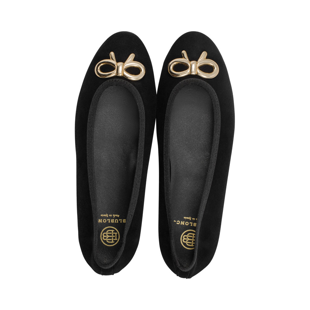 Nellie Black Suede F25