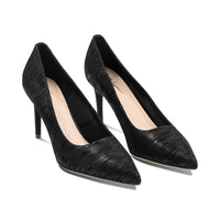 Newthin Black Striped Suede F25