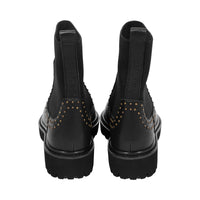 Nolack Black Granulated Leather F25