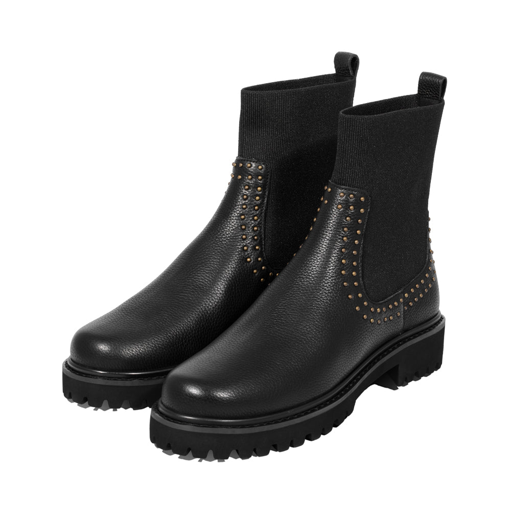 Nolack Black Granulated Leather F25