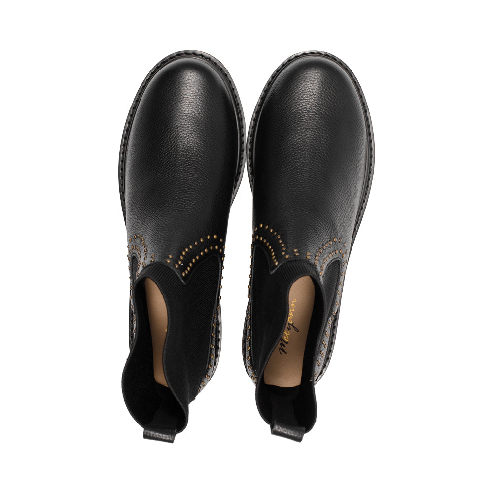 Nolack Black Granulated Leather F25