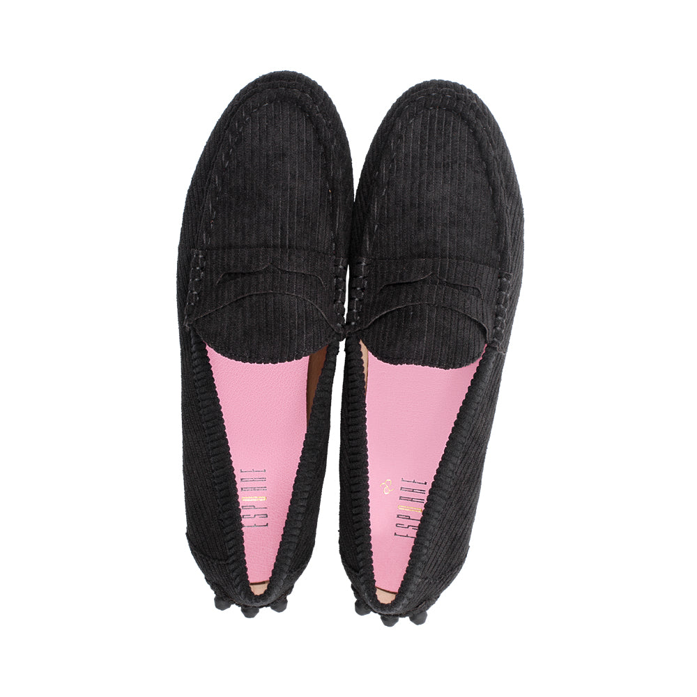 Nole Black Corduroy F25