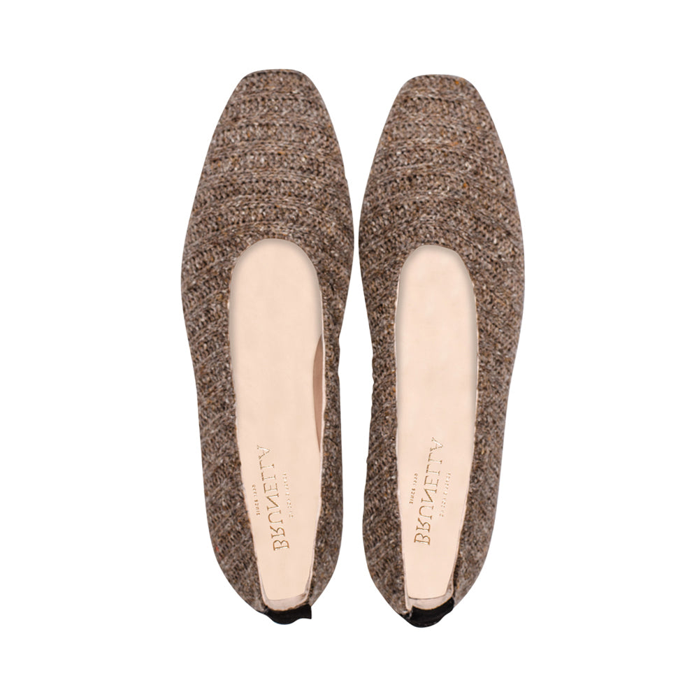 Opal Taupe Cable Knit F23