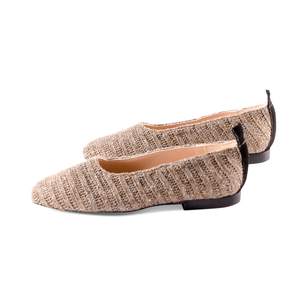 Opal Taupe Cable Knit F23