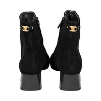 Peggy Black Suede F25