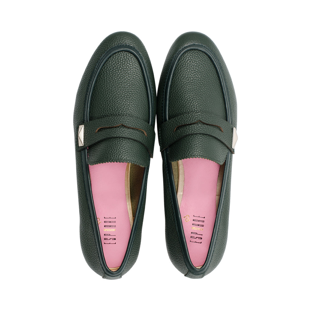 Pia Forest Granulated Leather F25