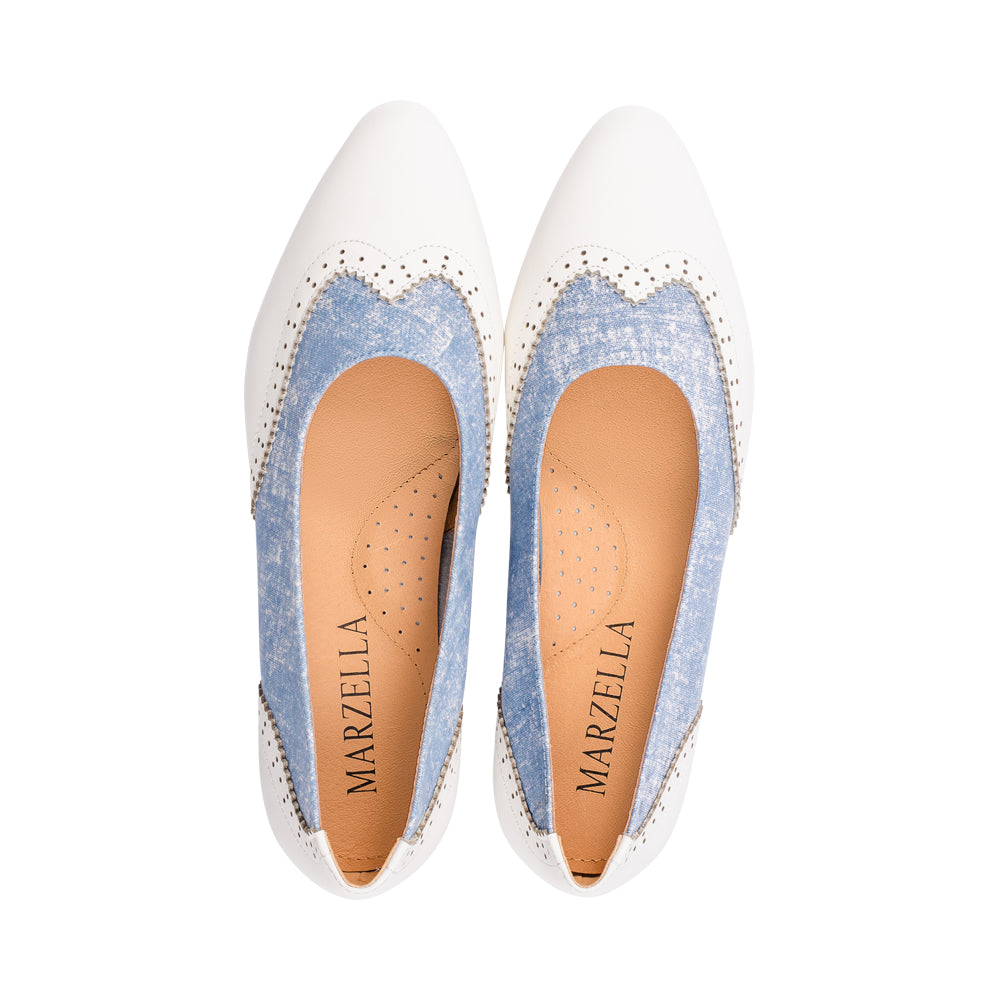 Pisa Blue Denim Leather S25