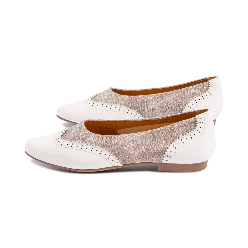 Pisa Taupe Denim Leather S25