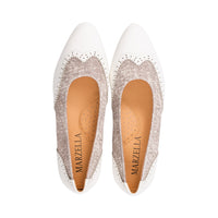 Pisa Taupe Denim Leather S25