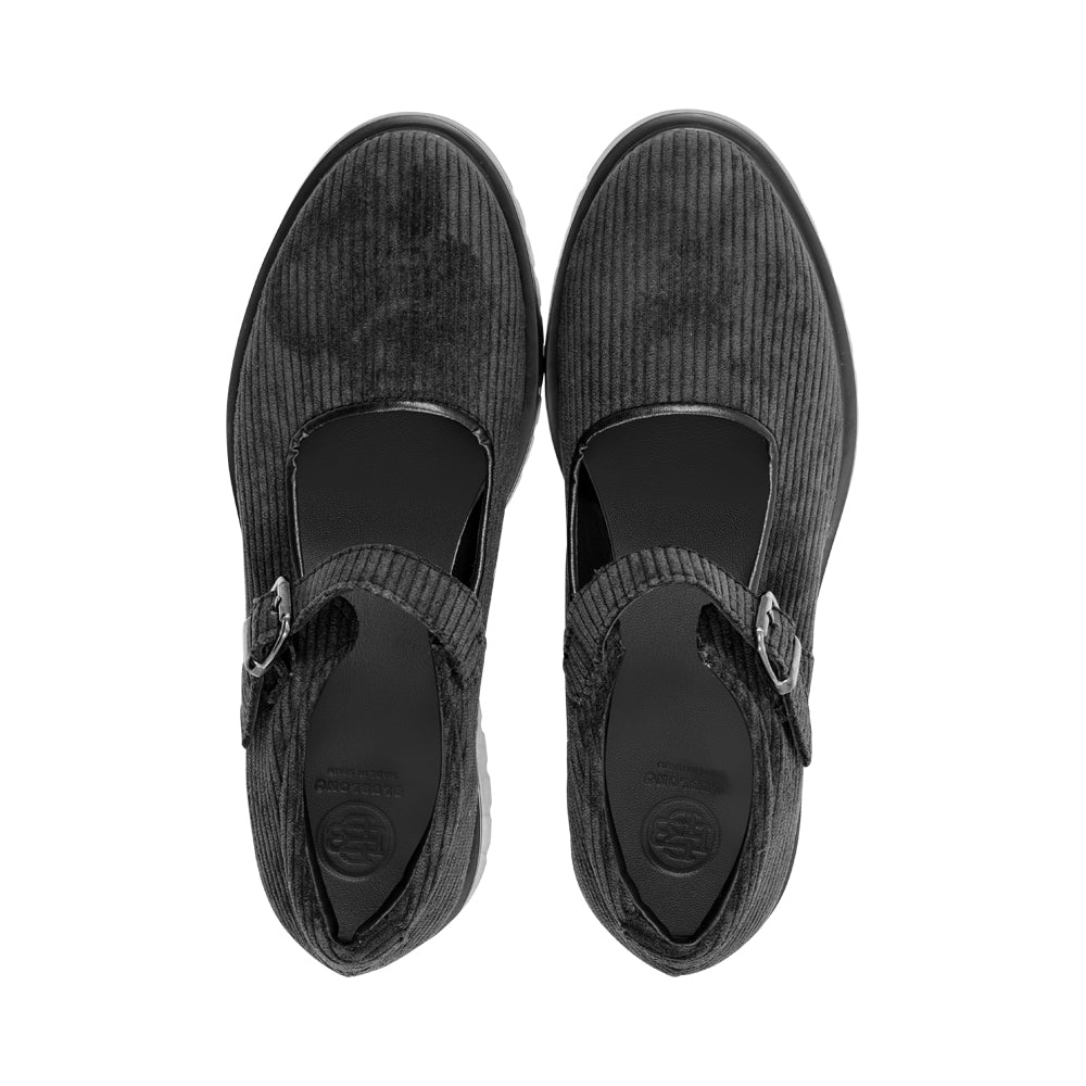 Poppy Black Corduroy F25