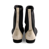 Poppy Ivory Patent / Black Lycra F23