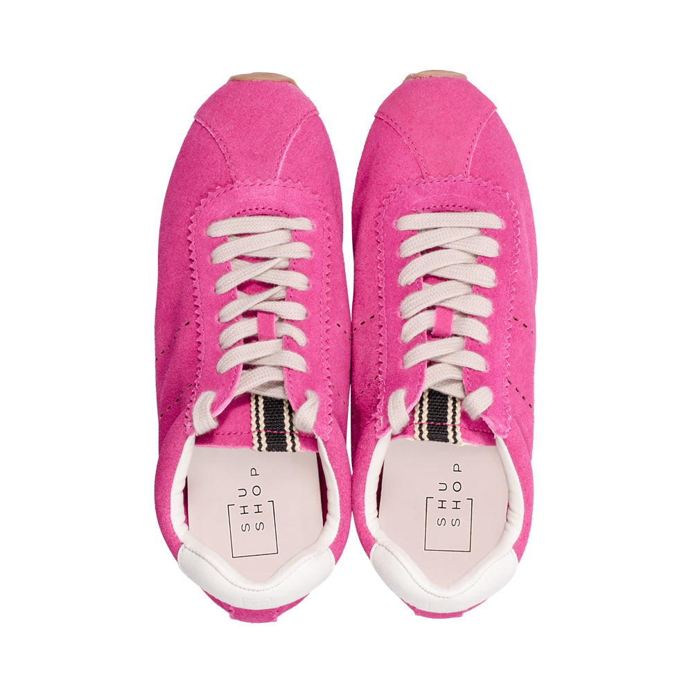 Priscilla Fuchsia Suede F25