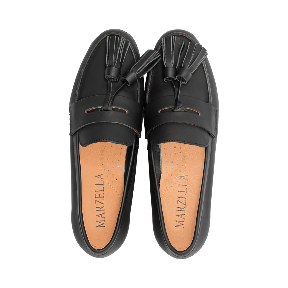 Quest Dark Black Gum Leather F25