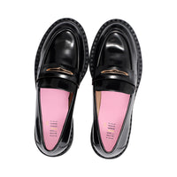 Rev Black High Shine Leather F25