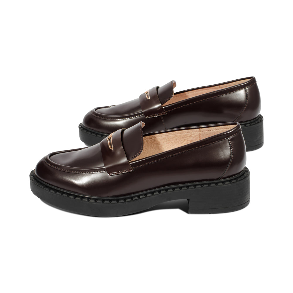 Rev Chocolate High Shine Leather F25