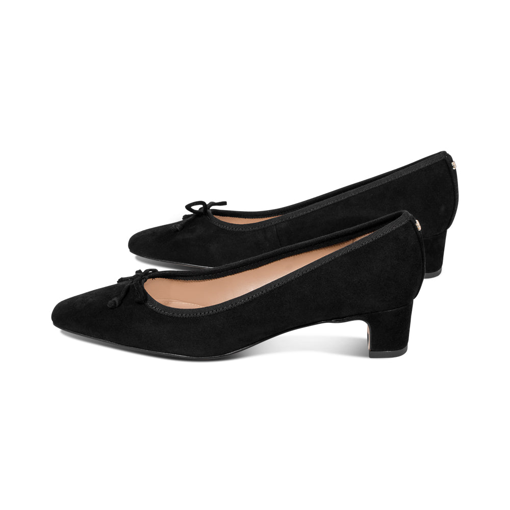 Rhoda Black Suede F25