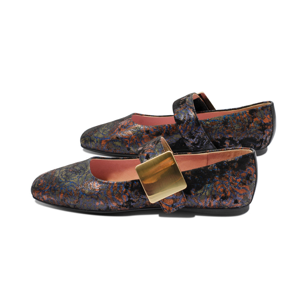 Risel Colored Velvet Multi Print F25