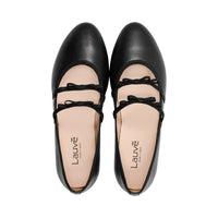 Ruby Black Leather F25