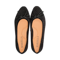 Sammy Black Weave Velvet F25