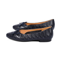 Sammy Midnight Embossed Leather F25