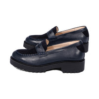 Serrated Navy Suede / Leather F25