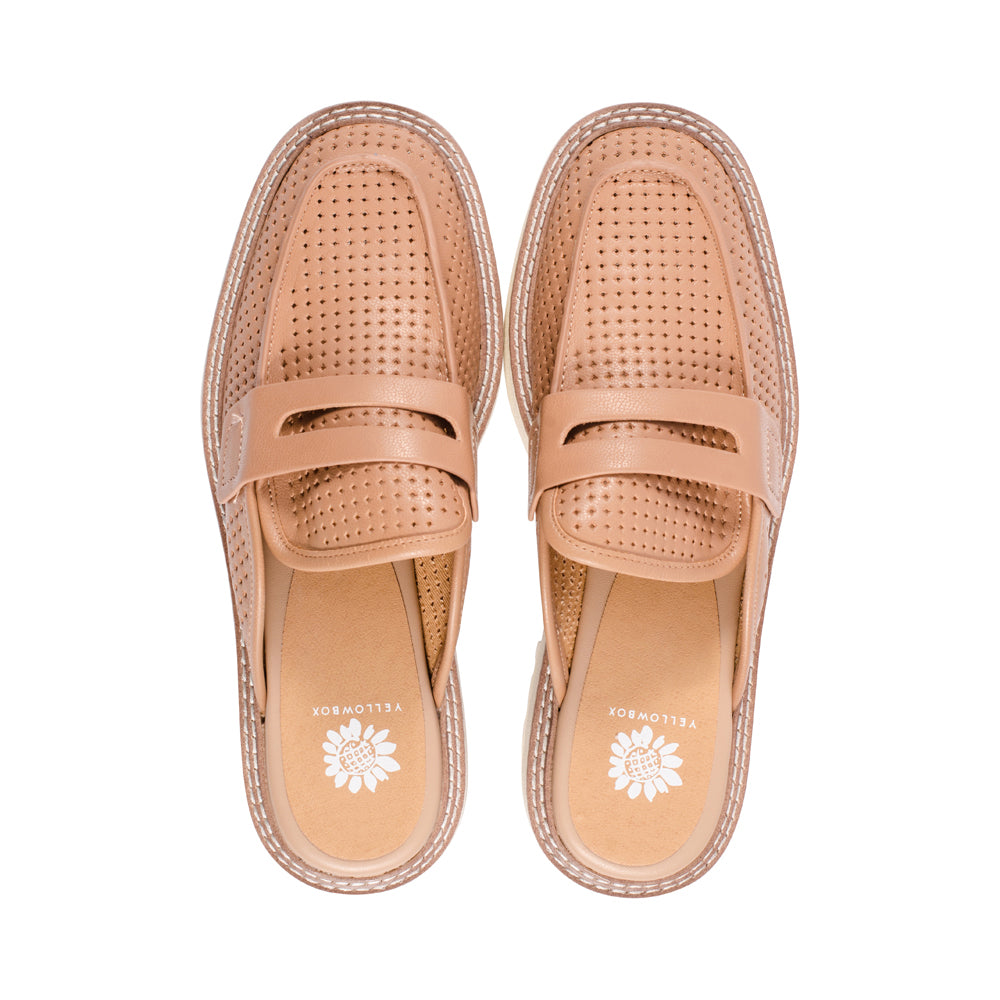 Sherlyn Almond Faux Leather S24