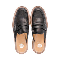 Sherlyn Black Faux Leather S24