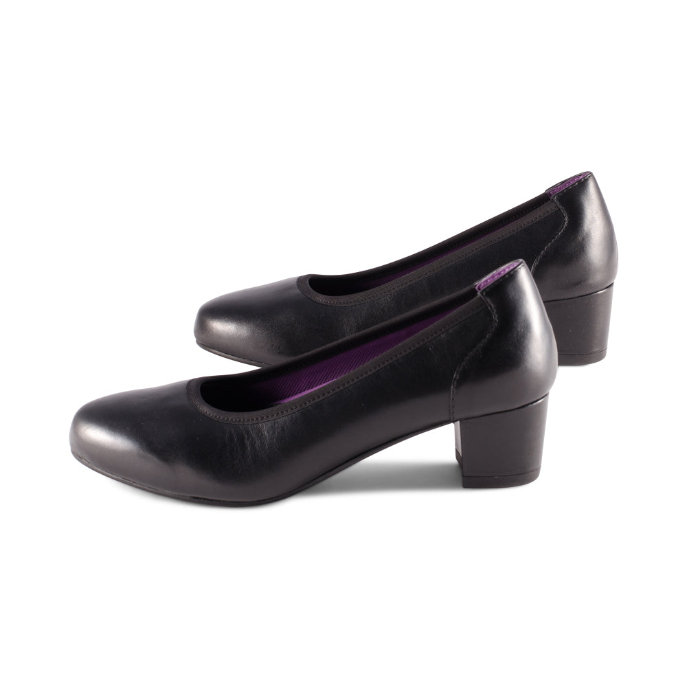 Simona Black Leather F23