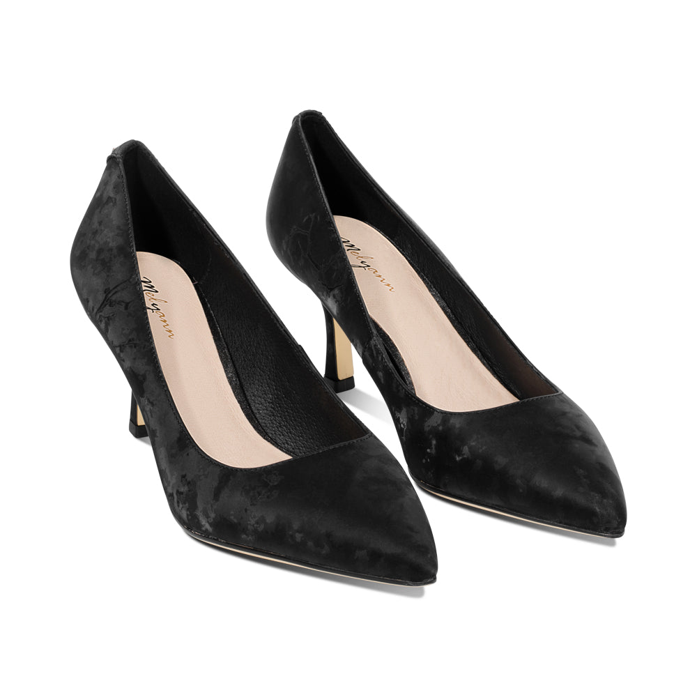 Tive Black Leather Print F25