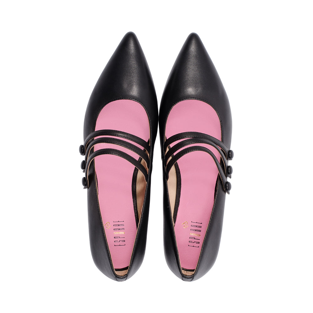 Travis Black Leather F25